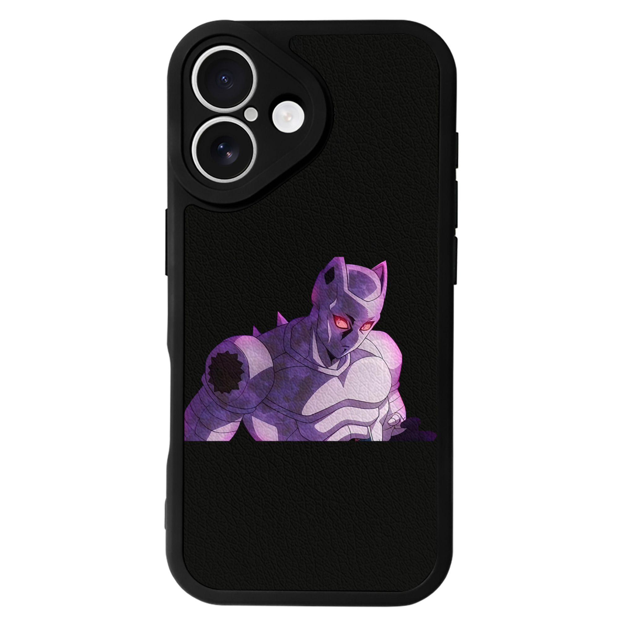 （画像用） ジョジョの奇妙な冒険 きら よしかげ JoJo's Bizarre Adventure Kira Yoshikage 【iPhone 16シリーズ対応】シリコンスマホケース（レザー調） 材質：シリコン